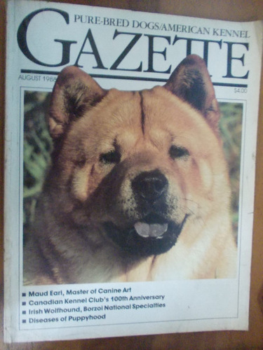 Revista Gazette (inglês) - Pure-bred Dogs/ American Kennel