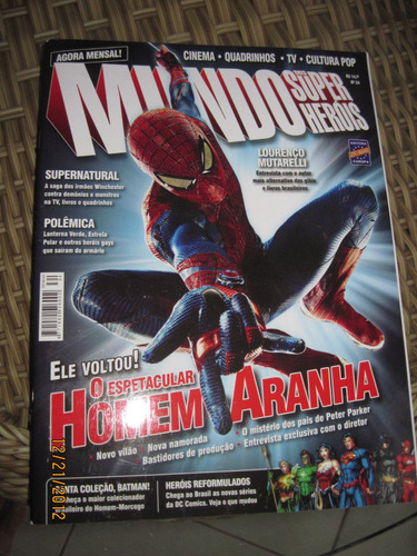 Revista Mundo Dos Super Heróis Nº 34 - Homem Aranha