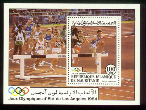 Jogos Olimpicos Los Angeles 1984 - Bloco - Mauritania - 6364
