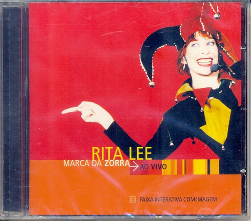 Cd Rita Lee - Marca Da Zorra Ao Vivo - 2002 - Lacrado