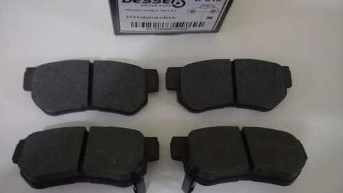 Imagen 6 de 6 de Pastillas Freno Traseras Tucson Sonata Sportage Santa 7688