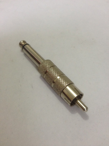 Plug Adaptador, P10 Macho Mono X Rca Macho