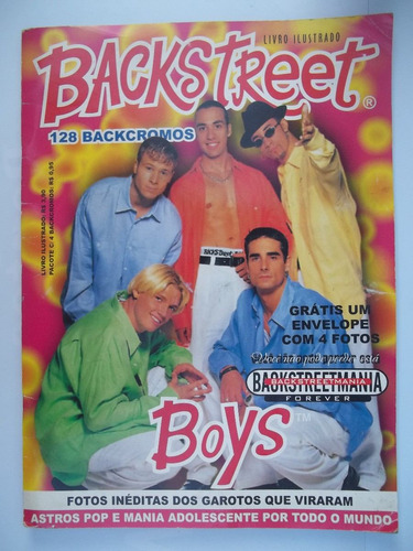 Álbum Backstreet Boys - Com 97 Figurinhas 10 X 15 Cm