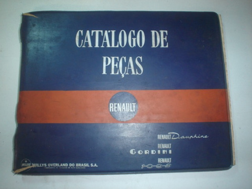 Catalogo Peças Gordini Dauphine 1093 Original Willys Manual