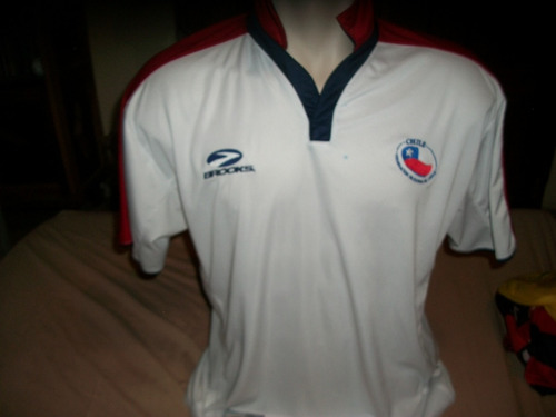 Camisa Chile Brooks Branca 2003 2006 Original