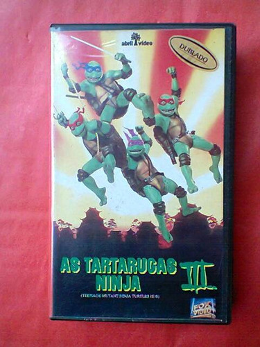 As Tartarugas Ninjas 3 / Dublado/ Vhs