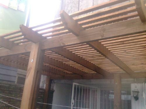 Colocacion Pergolas Deck Colocado Terminado