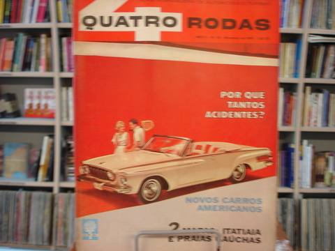 Revista Quatro Rodas Nº16 - Ano 2 Novembro 1961 - Raríssima!