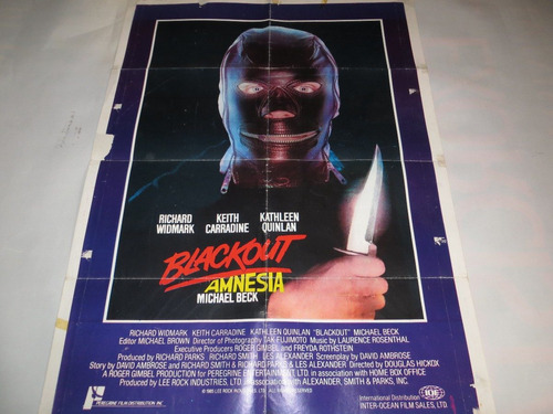 Poster Original De La Pelicula  Blackout