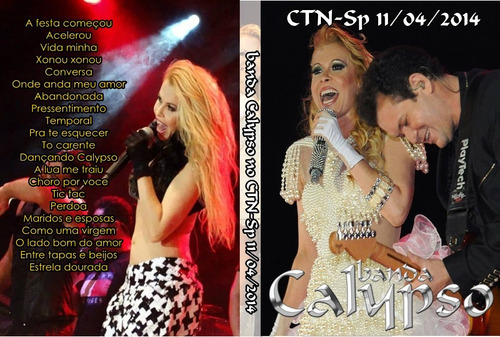 Dvd Banda Calypso Ao Vivo No Ctn-sp 11/04/2014