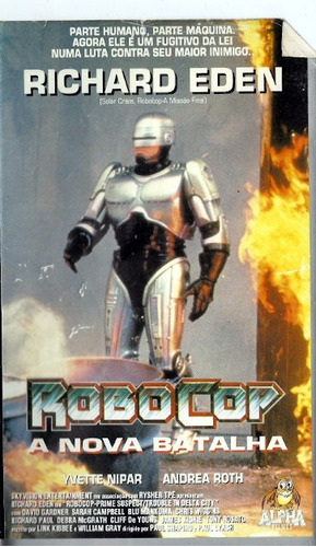 Vhs - Robocop A Nova Batalha - Richard Eden