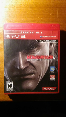 Metal Gear Solid 4 Ps3