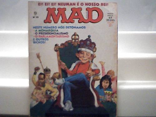 Revistas Mad N. 92 / Ei Ei Neuman É O Nosso Rei / Abril 1993
