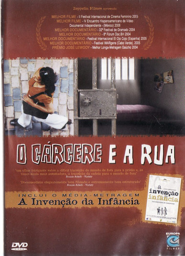 Dvd O Cárcere E A Rua - A Invenção Da Infancia - Raro