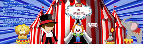 Imagem 4 de 4 de Rótulo Lata De Aptamil 800g Circo + Brinde -25unidades