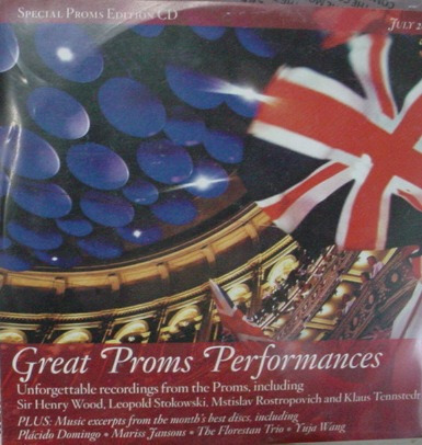 Cd  Great Proms Performances  -  Importado -  B79