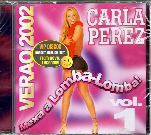 Cd Carla Perez Verão 2002 Mexa A Lomba-lomba! Vol 1 Lacrado