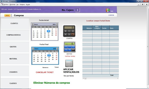 Programa Para Control De Chatarra