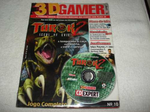 Revista Cd Expert Game Turok 2 Seeds Of Evil Completo