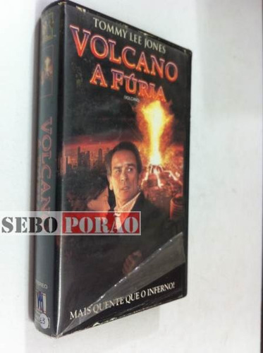 Vhs Volcano A Fúria - Tommy Lee Jones - Original