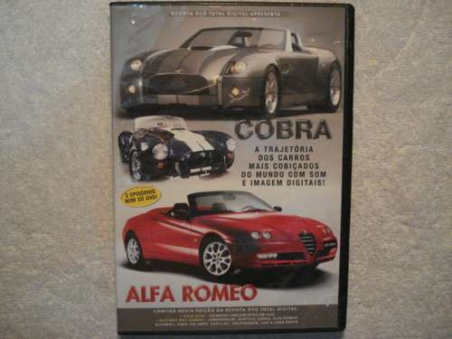 Dvd Revista Digital Cobra Alfa Romeo Original Lacrado