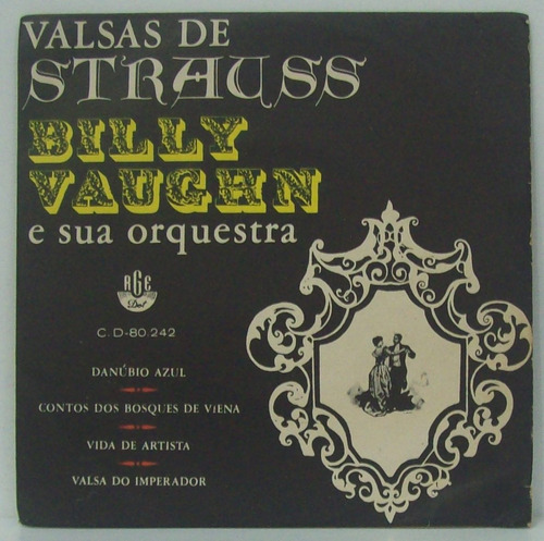 Compacto Vinil Billy Vaughn E Sua Orquestra - Valsas