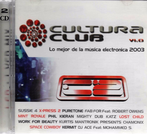 Cultura Club V. 1.0 - Sony - Electrónica - 2003 - Cd + Dvd