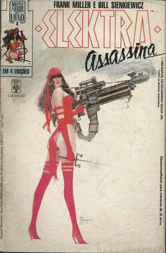 Elektra Assassina Parte 1 C/defeito Abril Bonellihq Cx90 G19