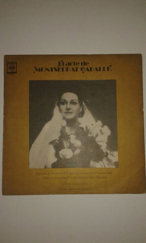 Vinilo El Arte De Montserrat Caballe Cbs 1974 Verdi Puccini