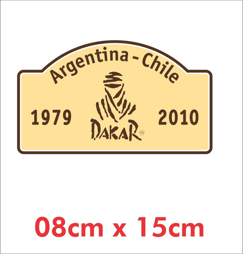 Emblema Adesivo Dakar Jeep Willys Renegade Cherokee Jp-ad23