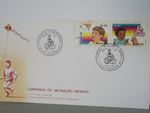 Envelope - Campanha De Vacinação Infantil - 1983