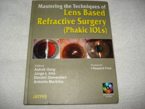 Livro Lens Based Refractive Surgery Com Cd Rom 2005