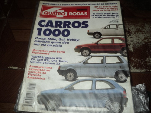 Uno Turbo Quatro Rodas 405 Abril 1994