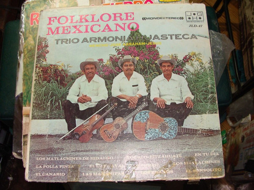 Acetato Trio Armonia Huasteca, Folklore Mexicano