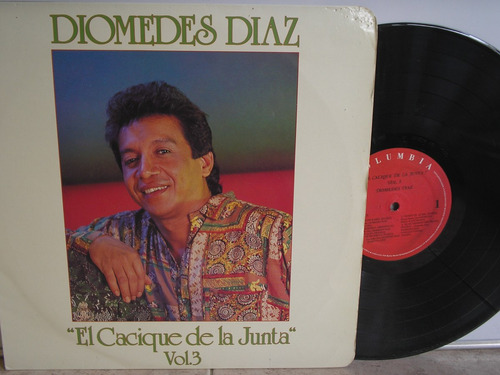 Lp Vinilo Diomedes Diaz El Cacique De La Junta Vol.-3 1992