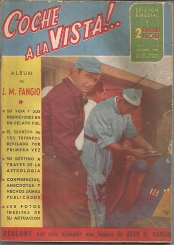 Coche A La Vista!.. / Nº 39 / 1950 /album Juan Manuel Fangio
