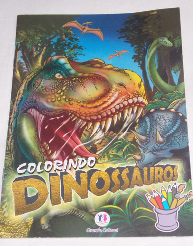 Revista Colorindo Dinossauros Editora Ciranda Cultural
