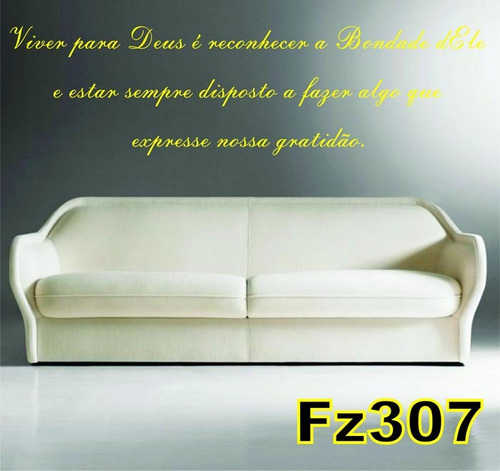 Adesivo Decorativo De Parede Frases Bíblicas Fz307