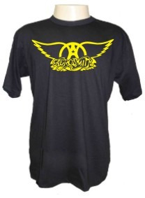 Camisetas Divertidas Aerosmith Bandas Rock Sátiras Engraçada
