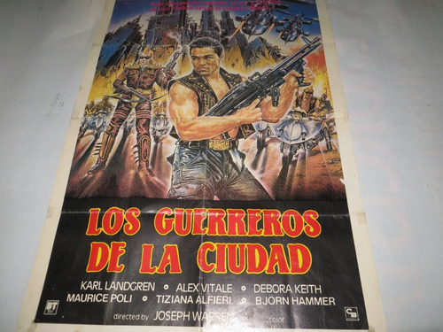 Poster Original De La Pelicula  Guerreros De La Ciudad