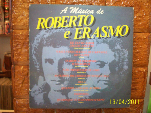 Vinil Lp A Musica De Roberto E Erasmo - Francisco Petronio