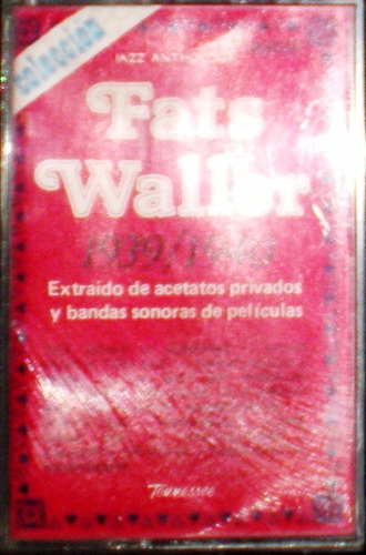 Fats Waller - Serie Jazz Anthology (1980) Cassette Ex