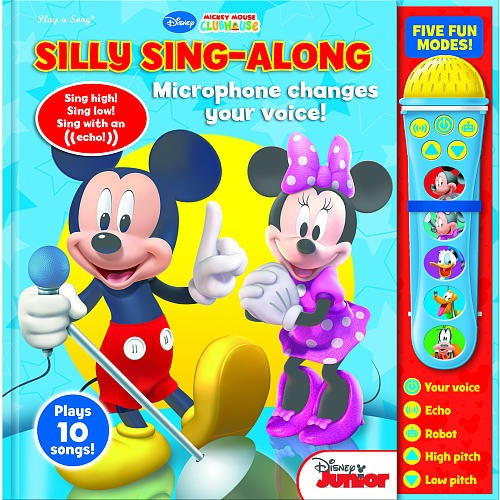 Cambio Voz Micrófono Libro - Minnie Y Mickey Mouse