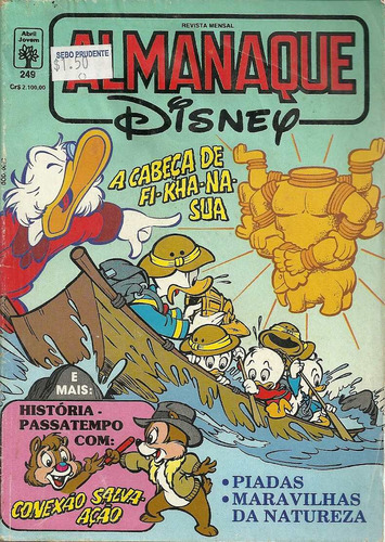 Almanaque Disney 249 - Abril - Bonellihq Cx212 N20
