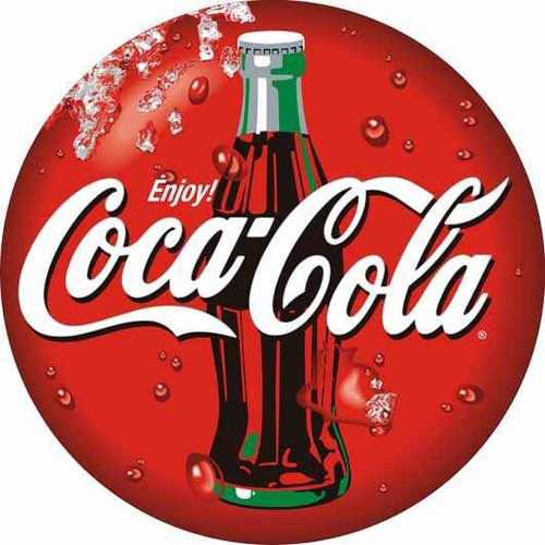 10437 - Placa Decorativa Refrigerante Bebida Coca-cola