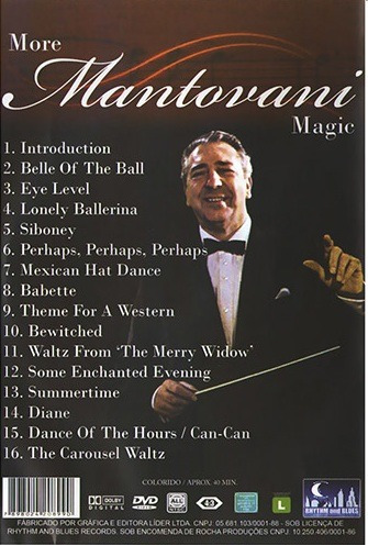 Dvd Mantovani More Magic