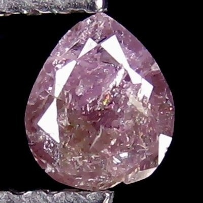 Diamante 0.38ct - Rosa - I1 - Lapidação Gota