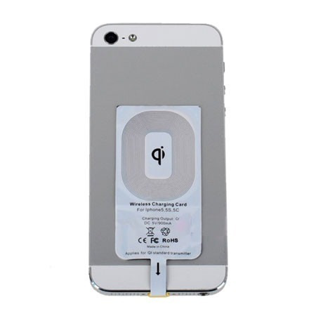 Adaptador Carregador Sem Fio iPhone 5 5s Wireless Qi Charger