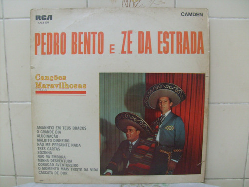 Lp Pedro Bento E Zé Da Estrada - Canções Maravilhosas