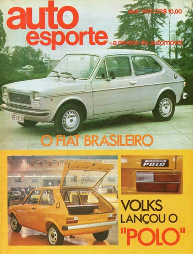 Auto Esporte Nº126 Abril/1975 Vw 1300l Galaxie Caltabiano